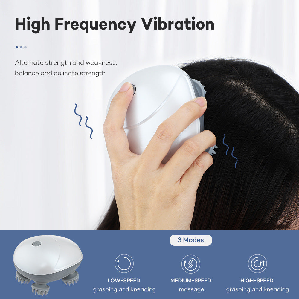 Scalp massage tool for self care and stress relief sessions
