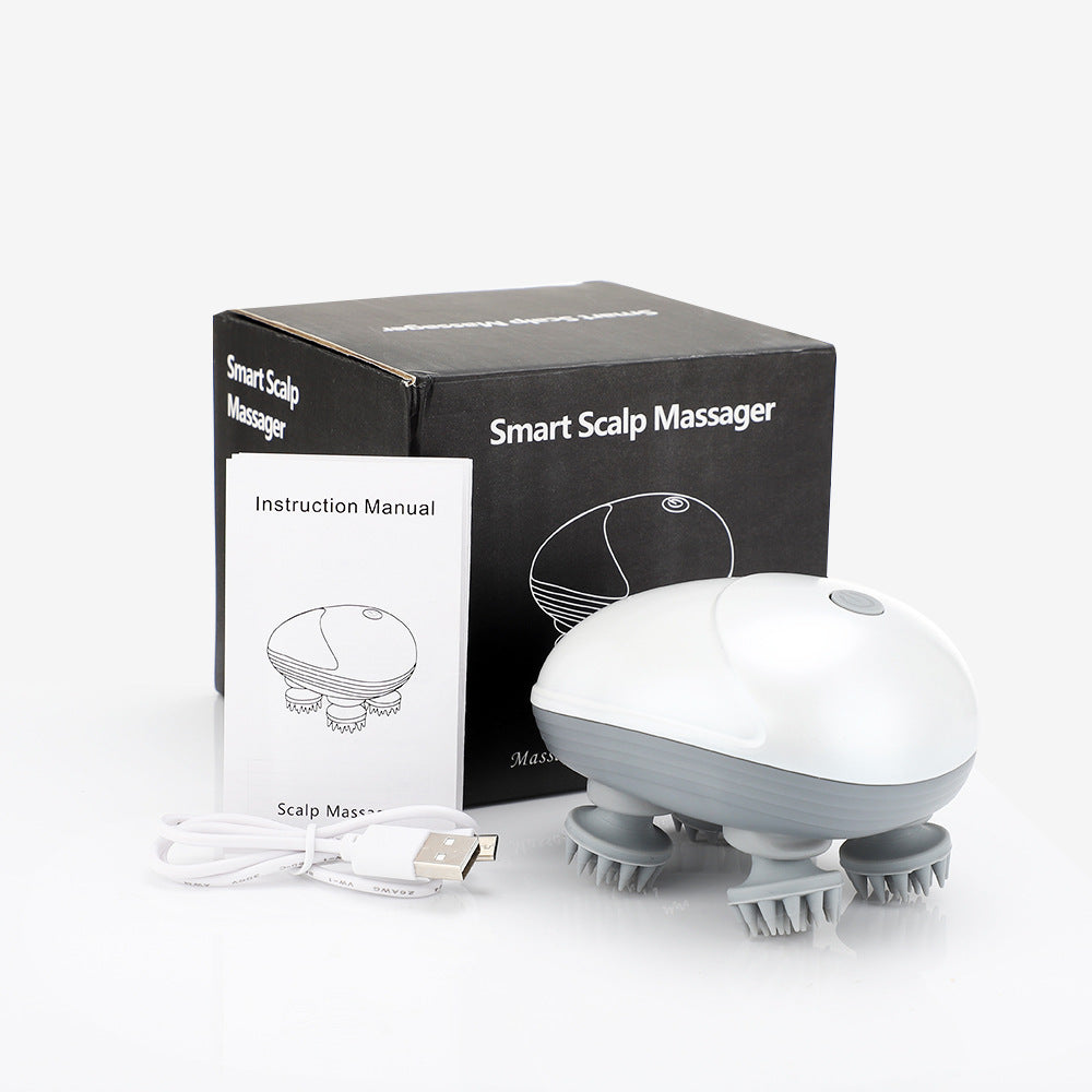 Lightweight head massager for everyday relaxation and comfort