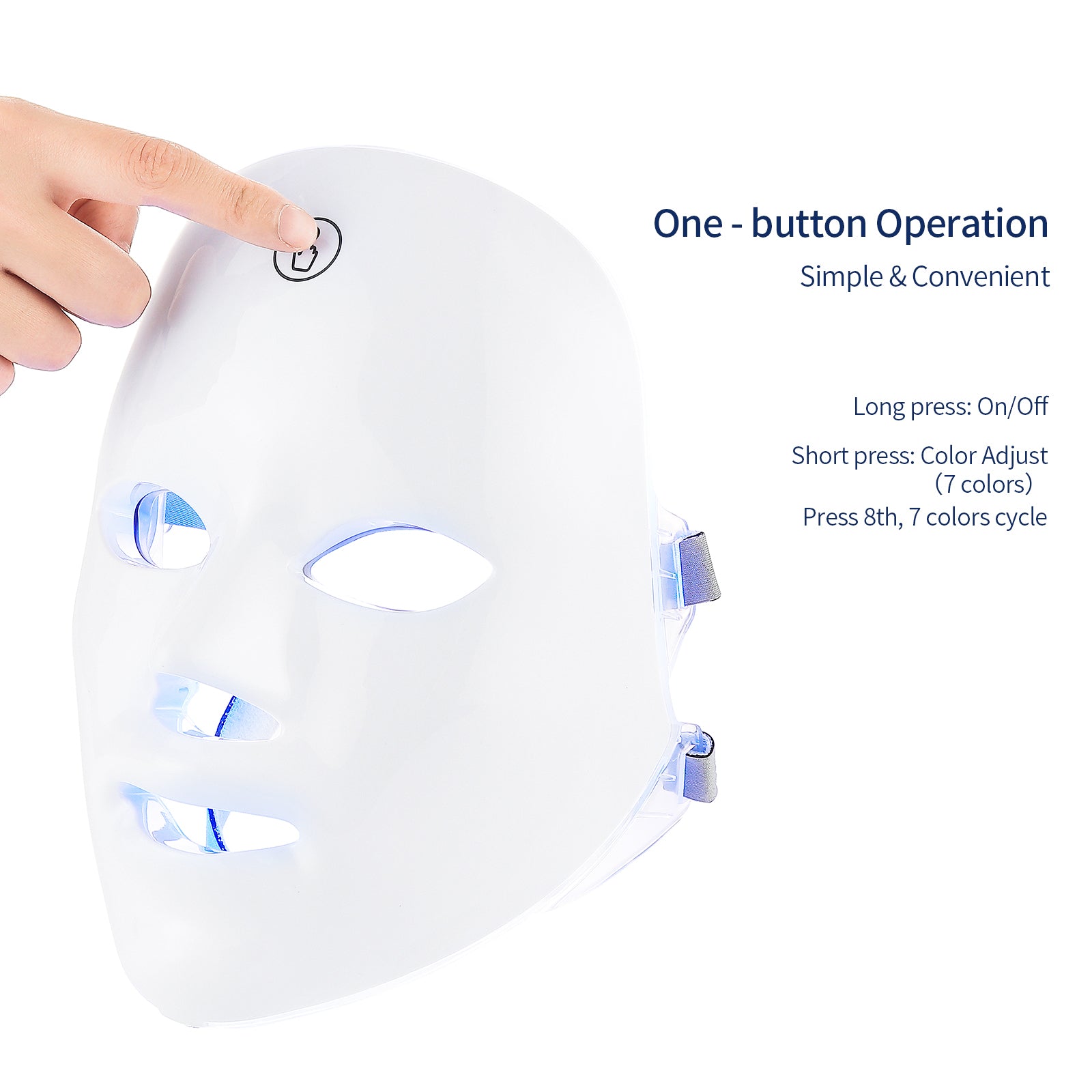 Professional LED face mask for modern home beauty care