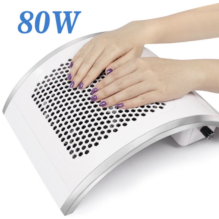 Professional manicure dust collector for nail filing and sanding
