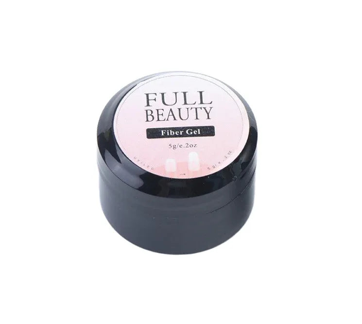 Smooth nail fiber gel for elegant and long-lasting nail styling
