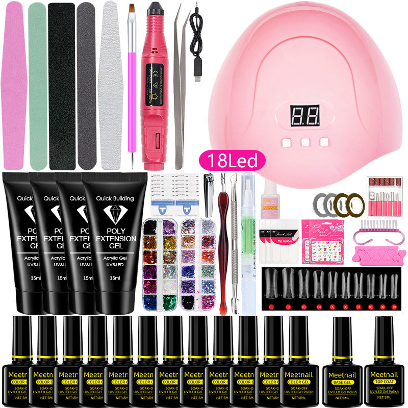 Nail beauty gel polish kit for everyday manicure routines