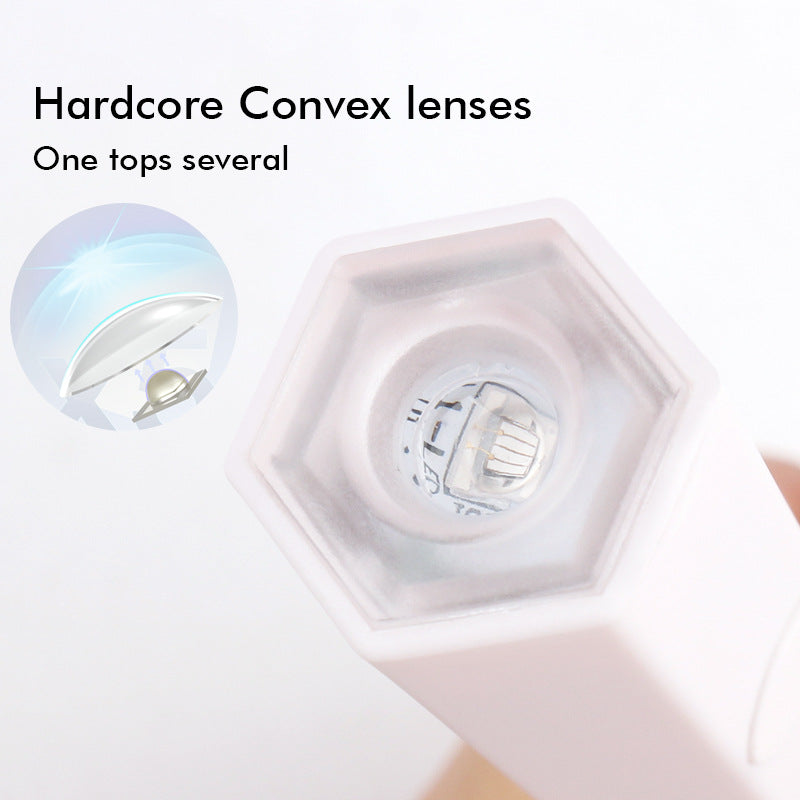 Portable UV nail lamp with lightweight travel-friendly design