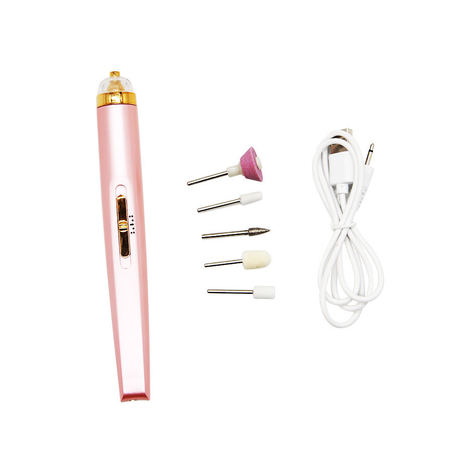 Electric nail grinder for manicure and professional nail care routines