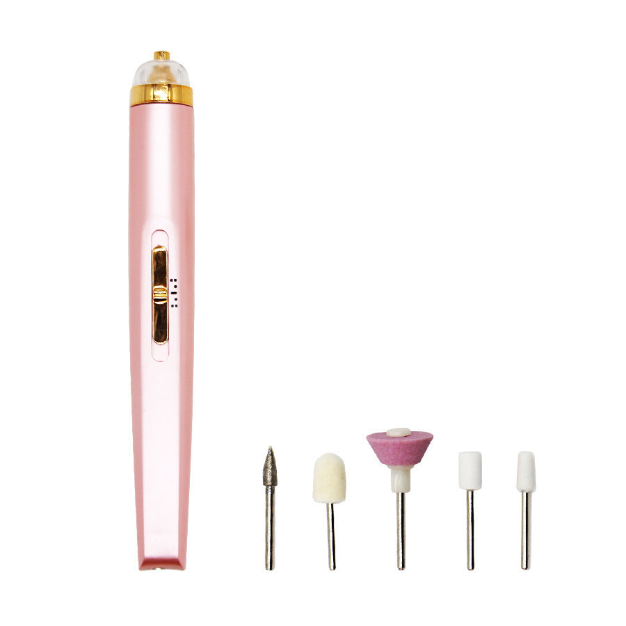 Portable nail grinding machine for smooth and polished nails