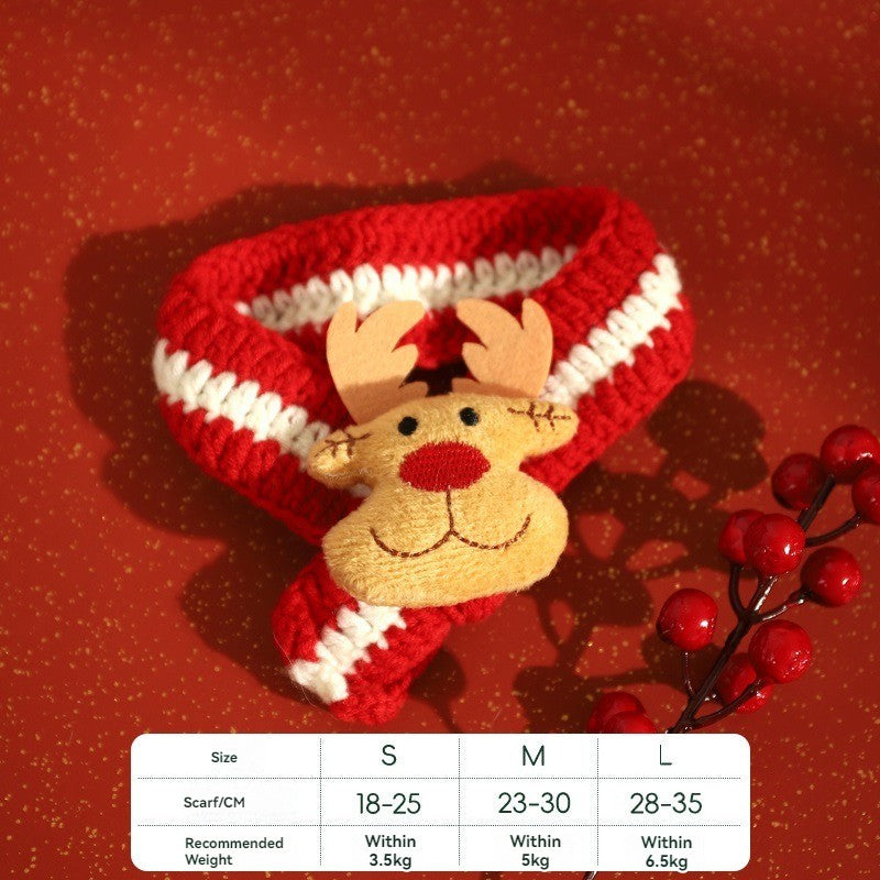 Christmas Pet Knitted Necklace