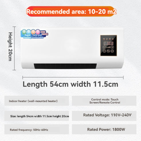 Wall-Mounted Electric Heater - trendenvioshop