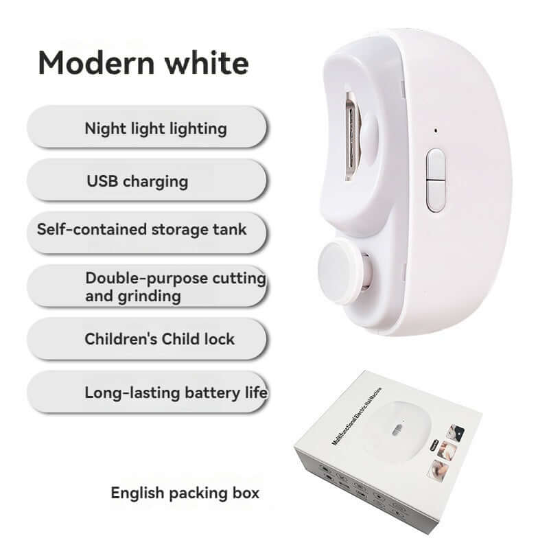 Modern electric nail sanding device for everyday nail grooming