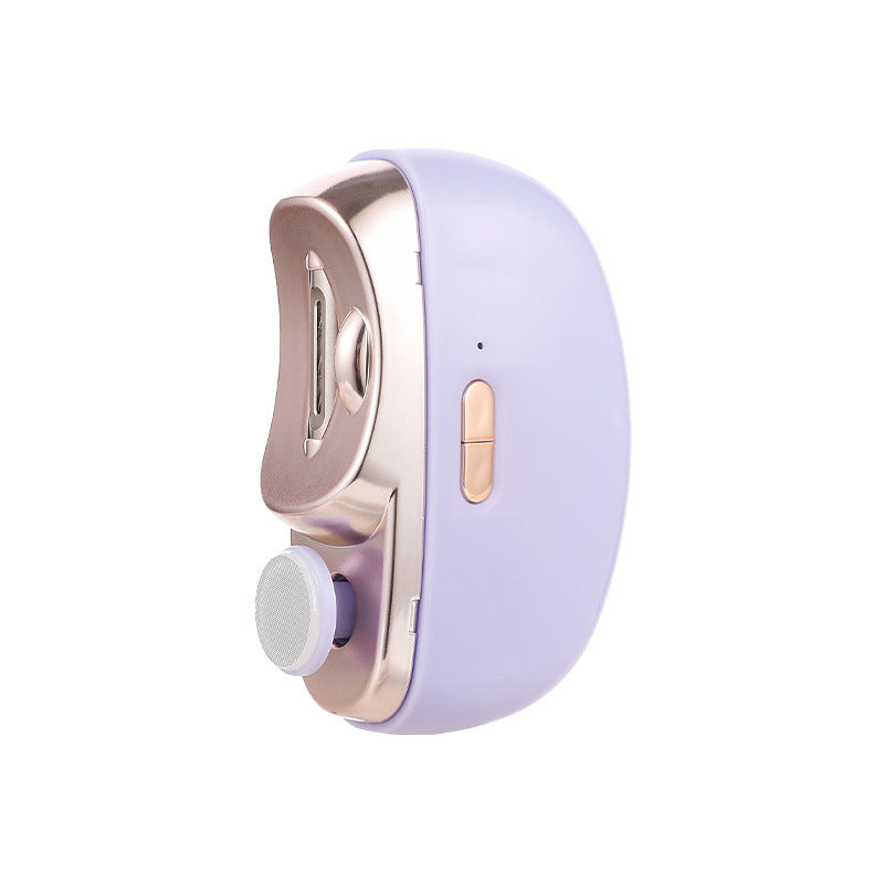 Electric nail sander with easy-to-change sanding attachments