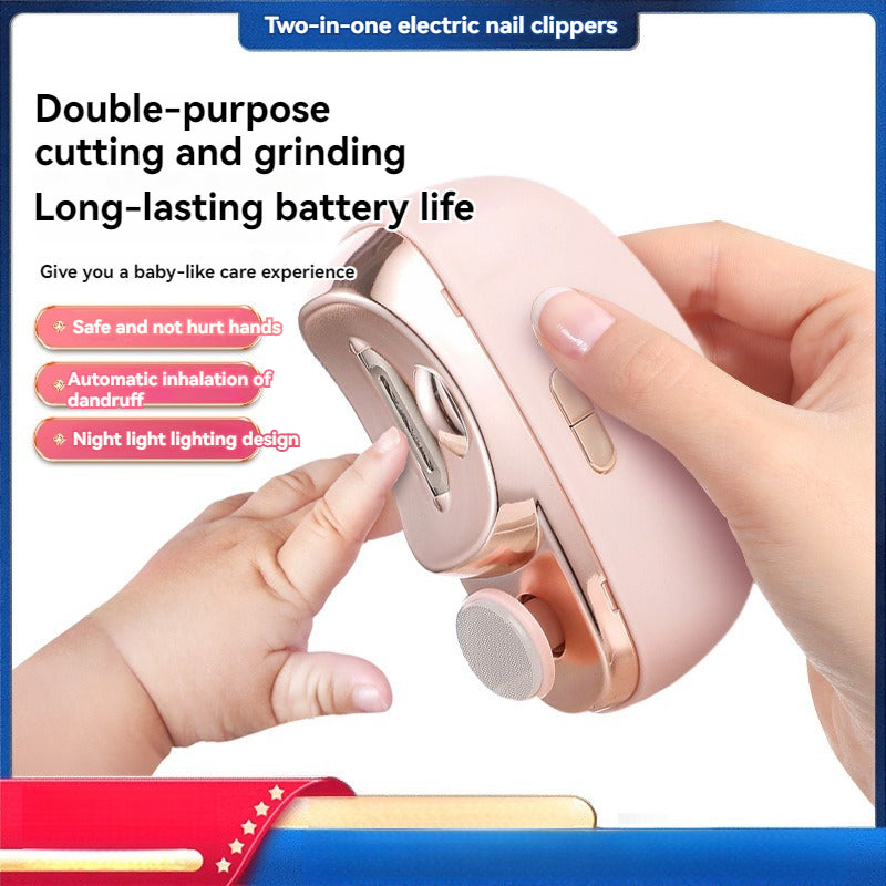 Electric nail sander for professional manicure and nail polishing