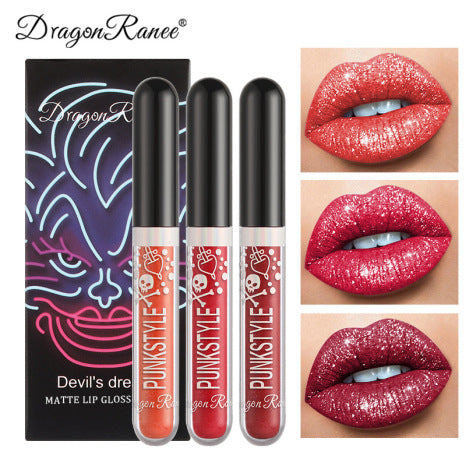 Three-Piece Lip Gloss Set – Mini Lip Gloss Trio, 2ml Each