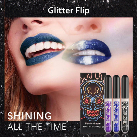 Three-Piece Lip Gloss Set – Mini Lip Gloss Trio, 2ml Each