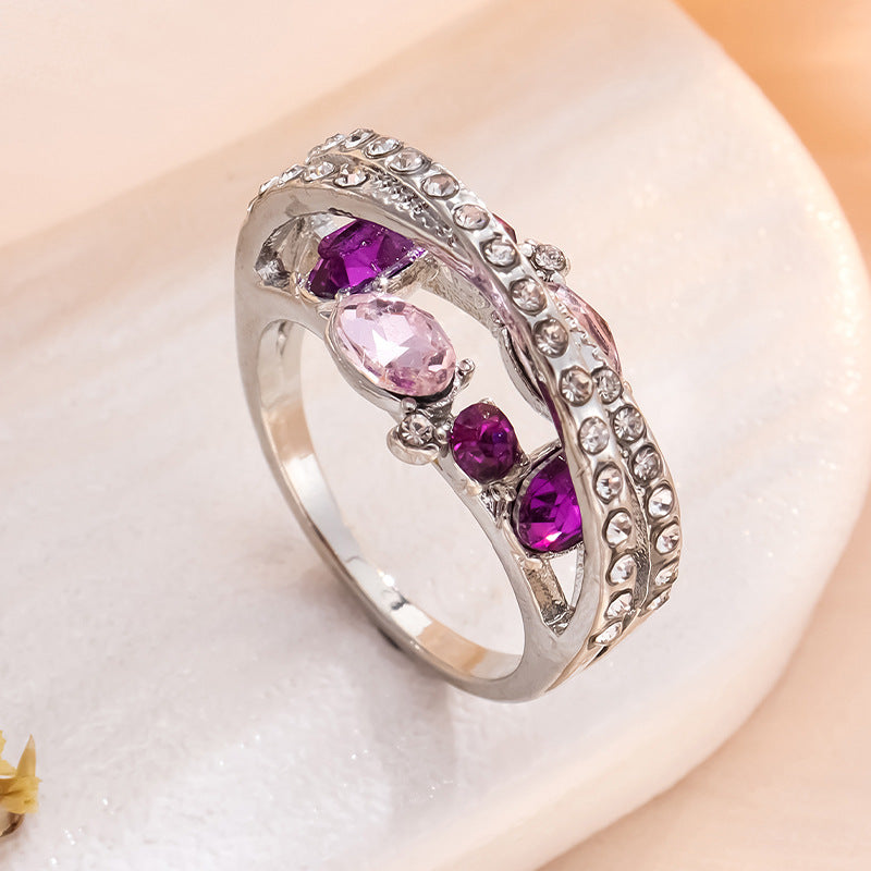 X-Shaped Hollow Ring