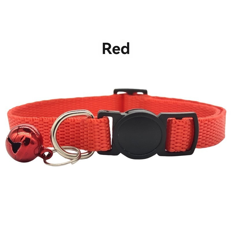 Multi-Color Adjustable Pet Collar 5pcs