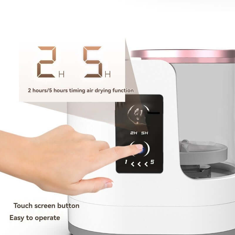 Electric makeup brush washing device with fast spinning technology