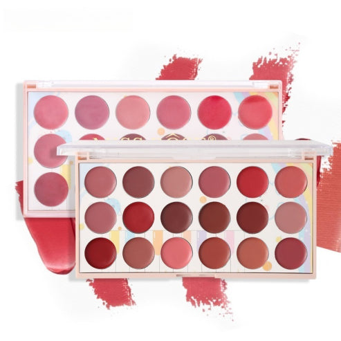 18 Color Matte Lipstick Plate