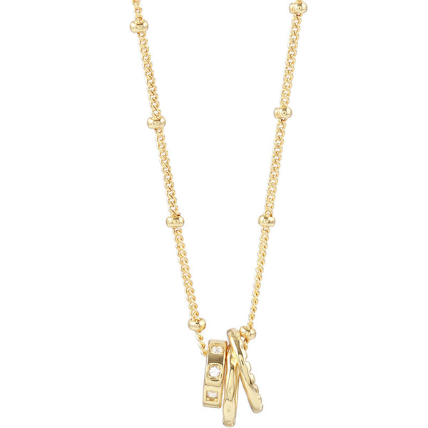 Niche Design Ring Necklace