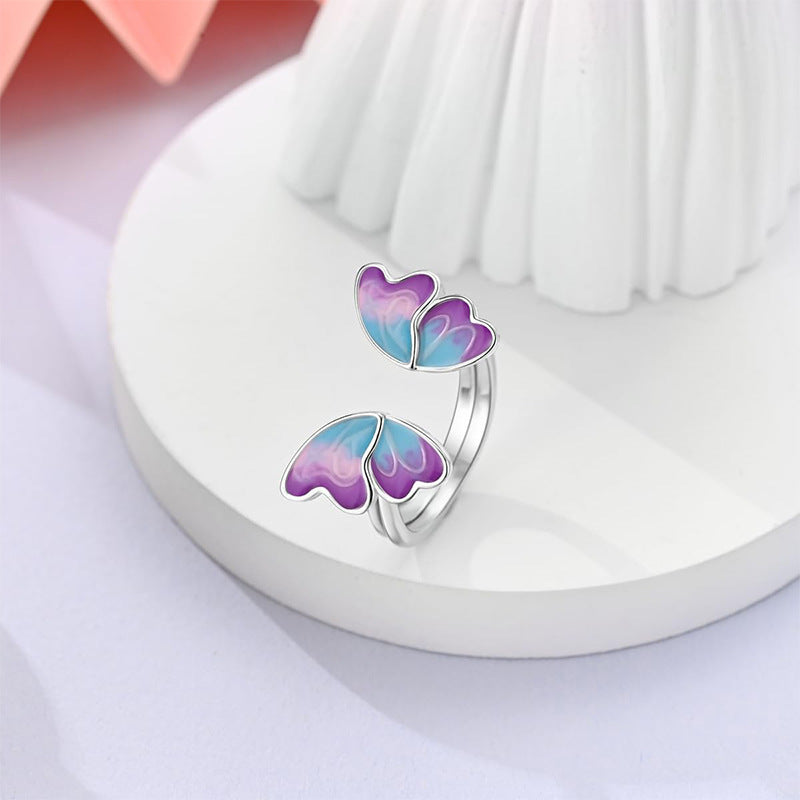 Butterfly Iris Tulip Ring