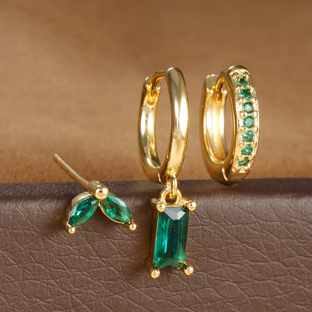 Geometric Earrings Suit