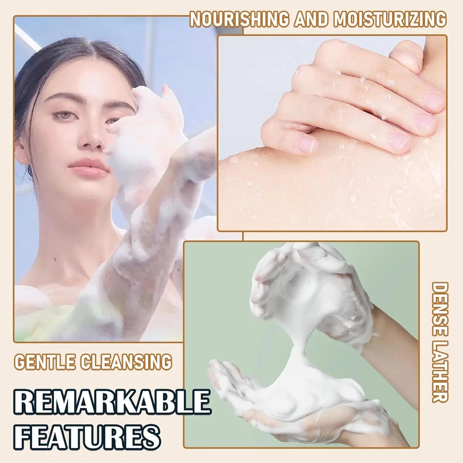 Non-Irritation Moisturizing PH Balancing Body Cleanser With Herb Complex