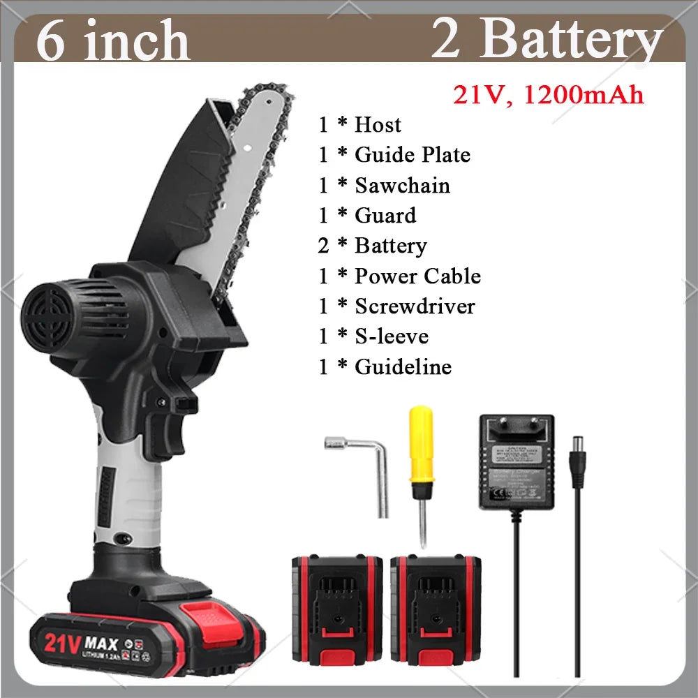 21V 6 inch Portable Electric Pruning Saw Wood