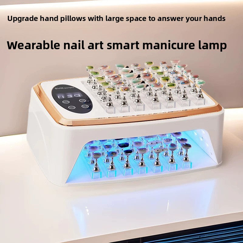 UV LED nail dryer lamp for manicure and nail art routines