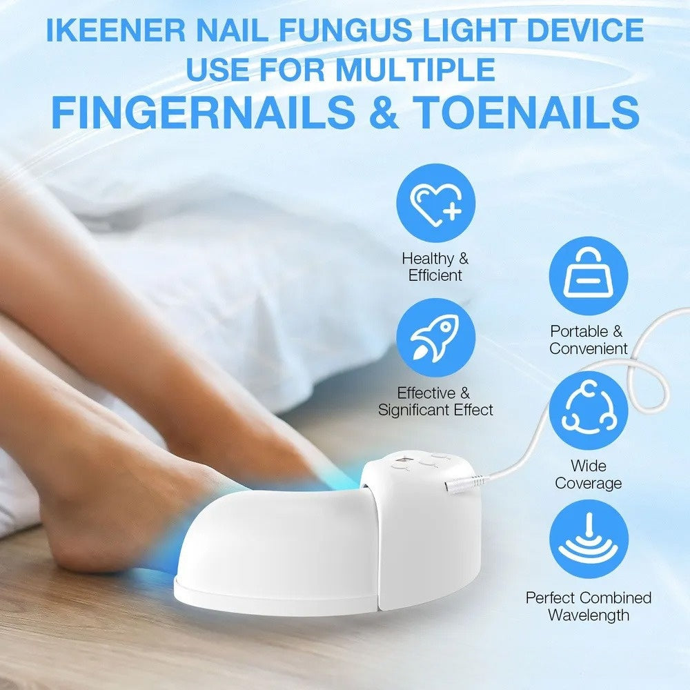 UV LED gel nail dryer with elegant crescent-shaped design