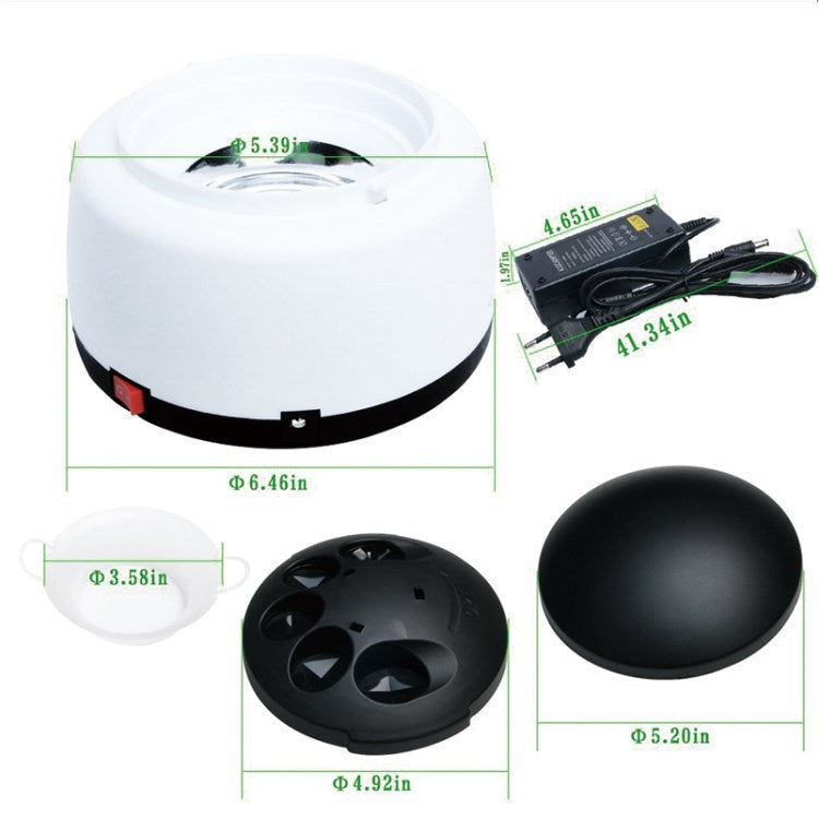 Portable steam nail polish remover for home nail routines