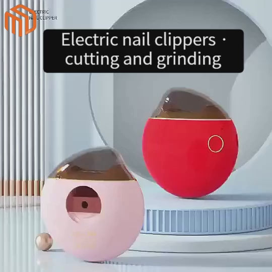 Trimming nail clipper demonstration showing precise nail cutting and grooming process