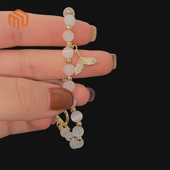 Opal Beads Fishtail Bracelet