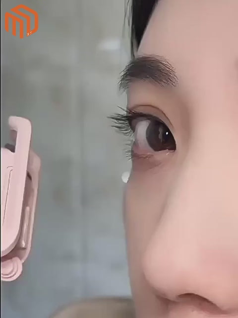 Kompakte elektrische Wimpernzange für unterwegs und tägliche Beauty Routine