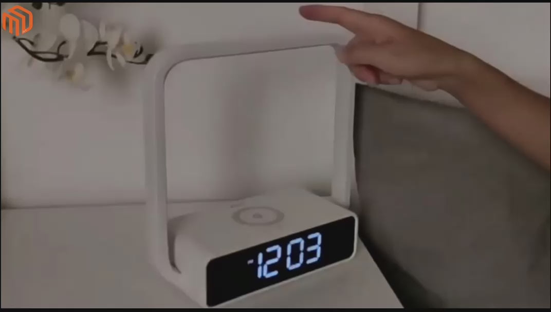 Digital Alarm Clock Night Lamp