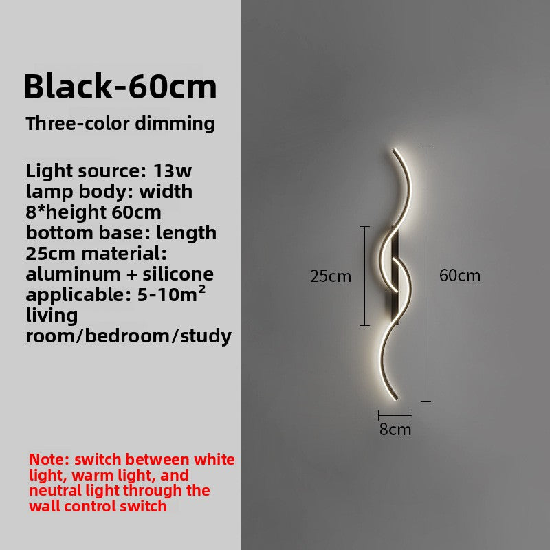 Modern minimalist bedside lamp