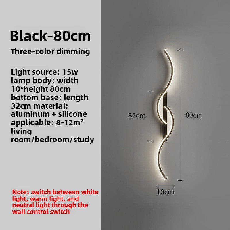 Modern minimalist bedside lamp