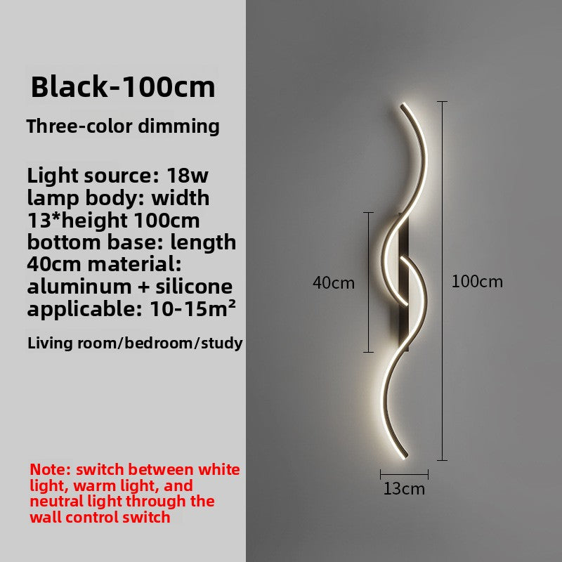 Modern minimalist bedside lamp