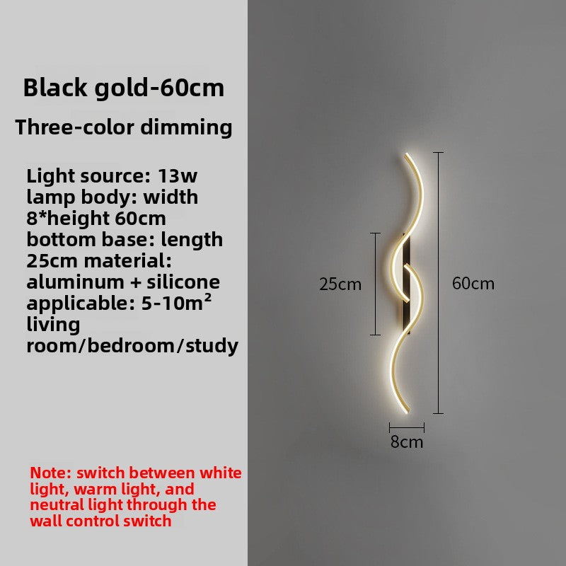 Modern minimalist bedside lamp