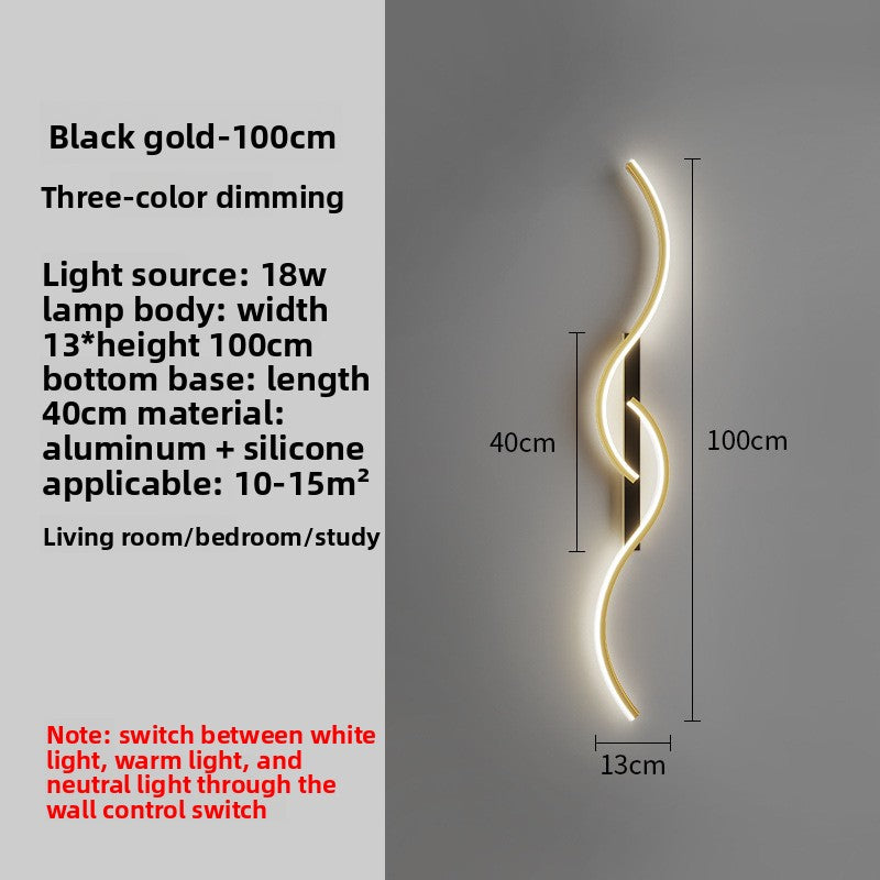 Modern minimalist bedside lamp