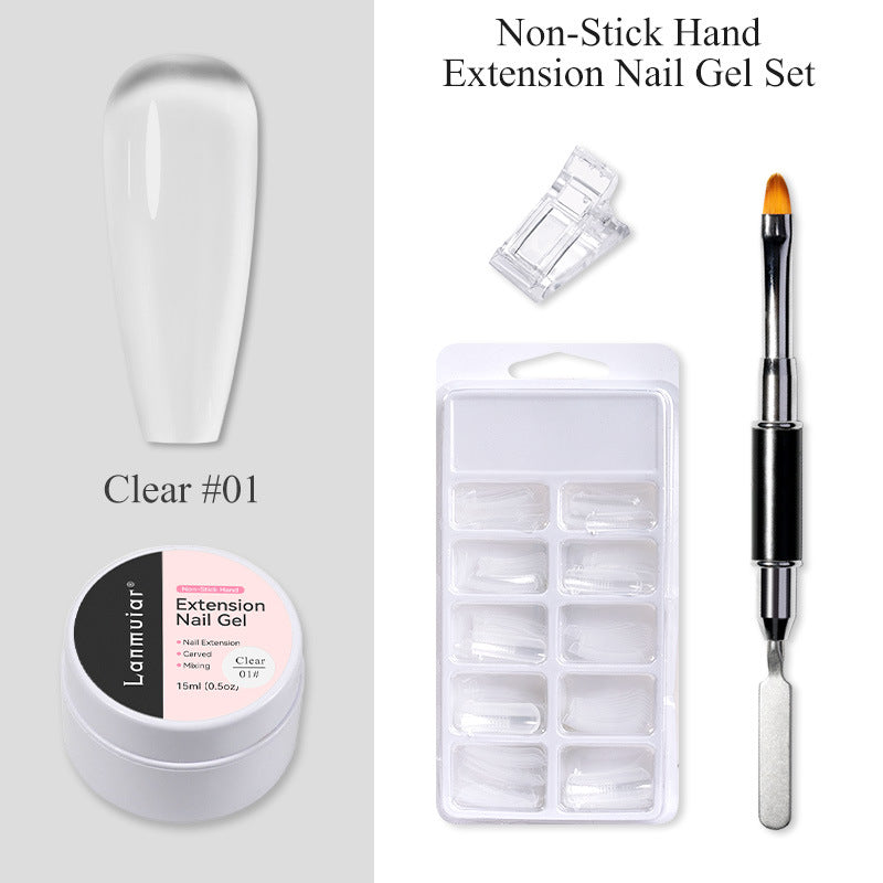 Nail art extension gel for smooth and professional nail care results
