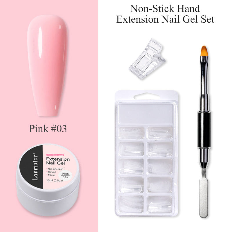 UV LED compatible nail extension gel for salon nail care