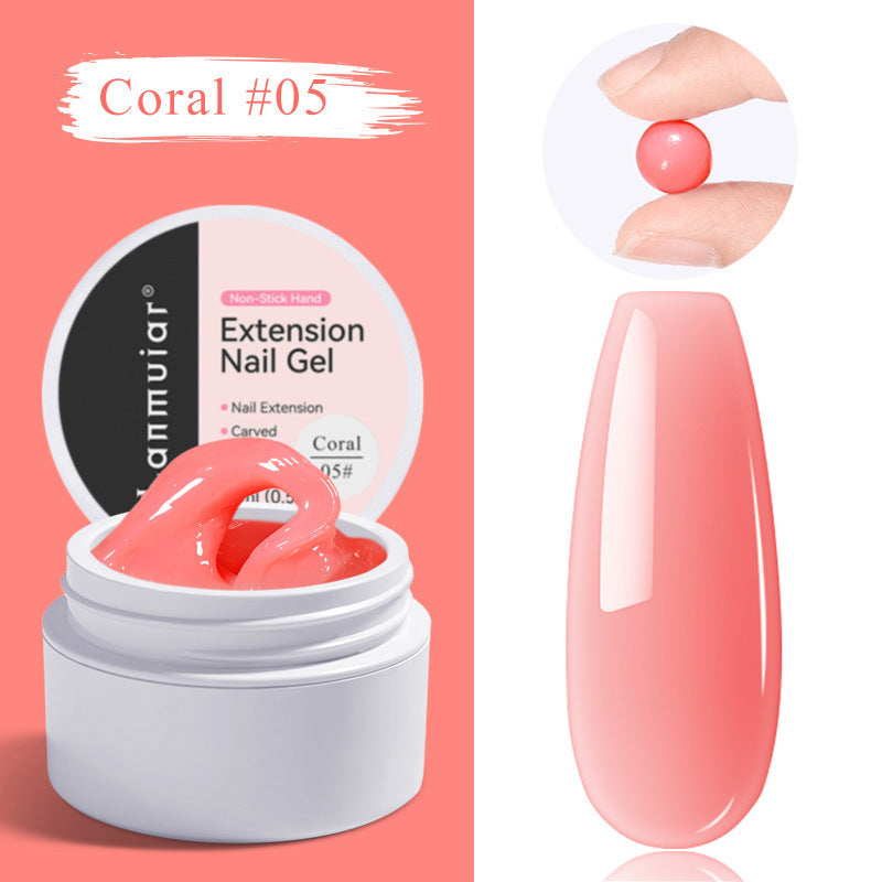 Professional nail art glue for long-lasting nail extensions