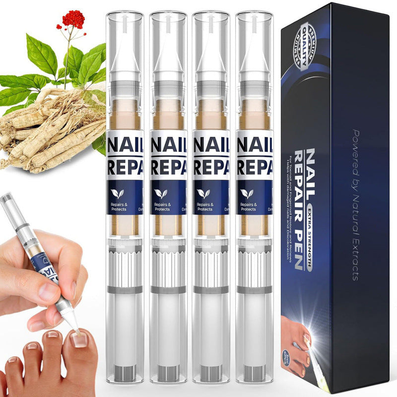 Professional nail care pen for cleaner and smoother nail appearance