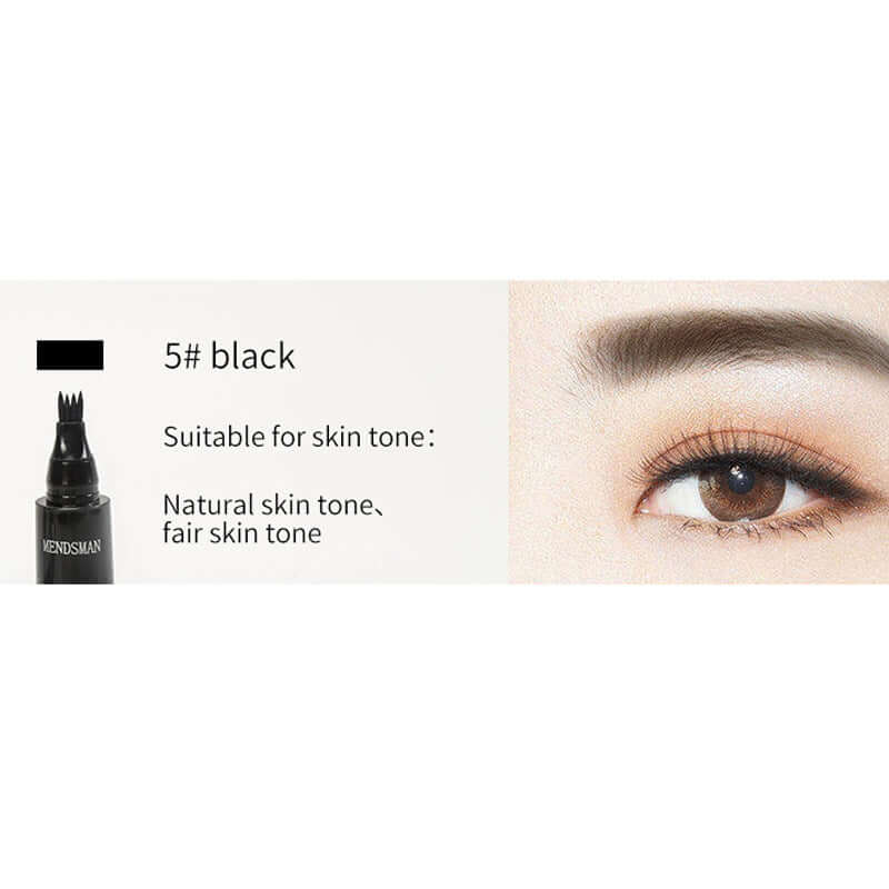 Precision liquid eyebrow pencil for realistic brow styling
