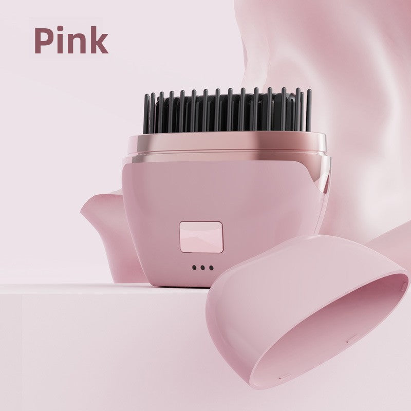 Mini Rechargeable Wireless Hair Straightening Comb - trendenvioshop