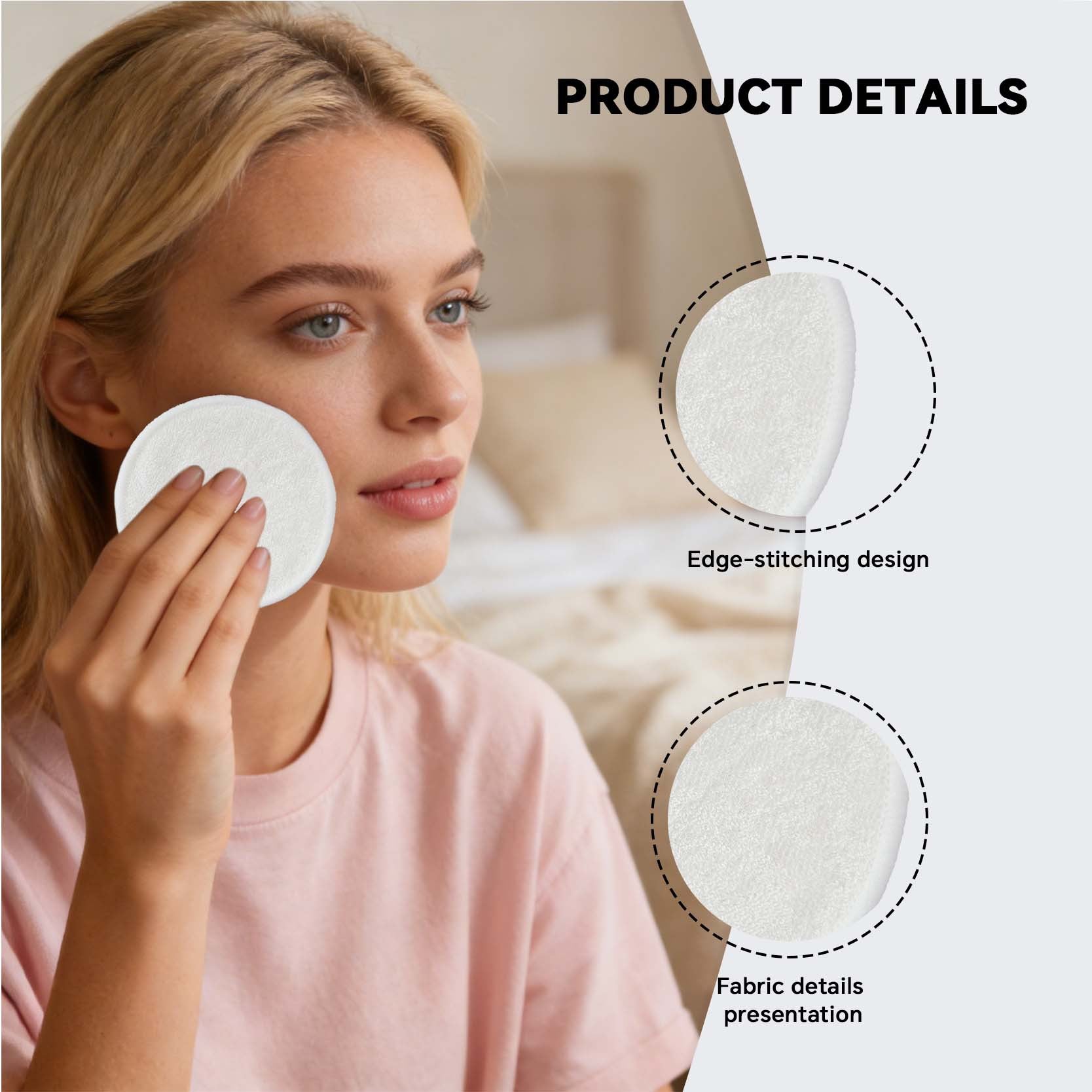Makeup Remover Cotton Face Puff - trendenvioshop