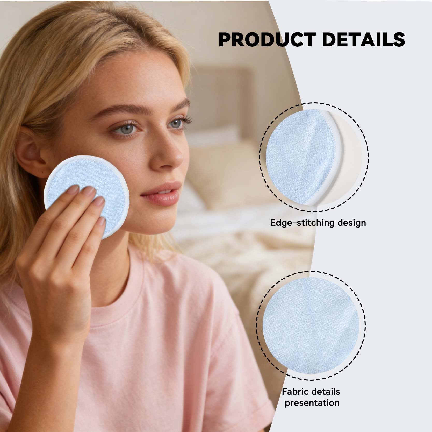 Makeup Remover Cotton Face Puff - trendenvioshop