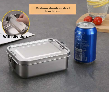 Snap Steel Lid Lunch Box