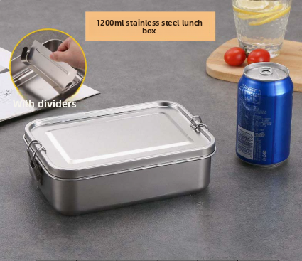 Snap Steel Lid Lunch Box