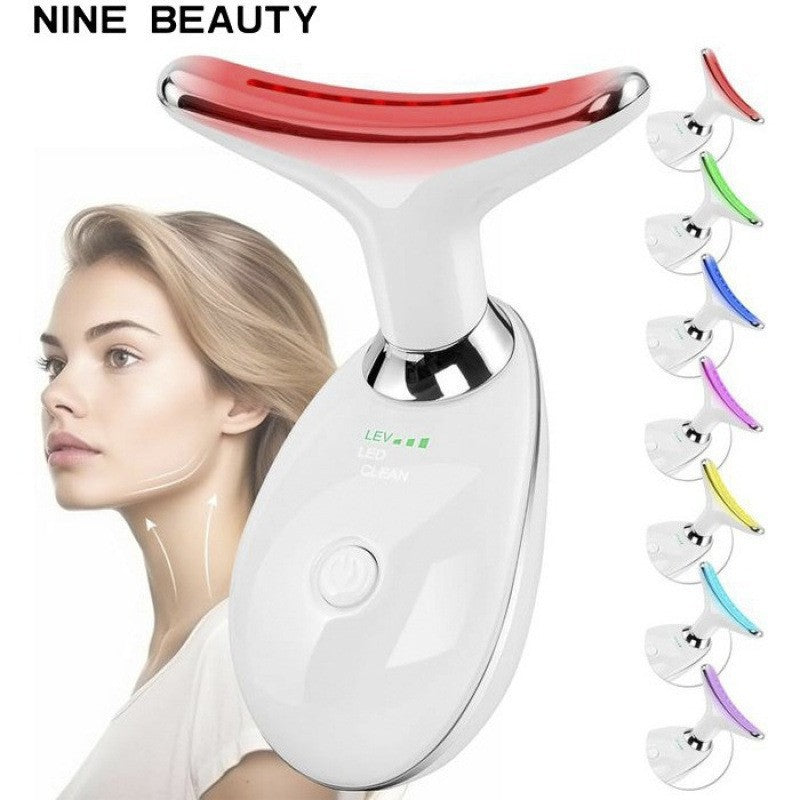 Lifting and tightening beauty device for facial contouring and skincare