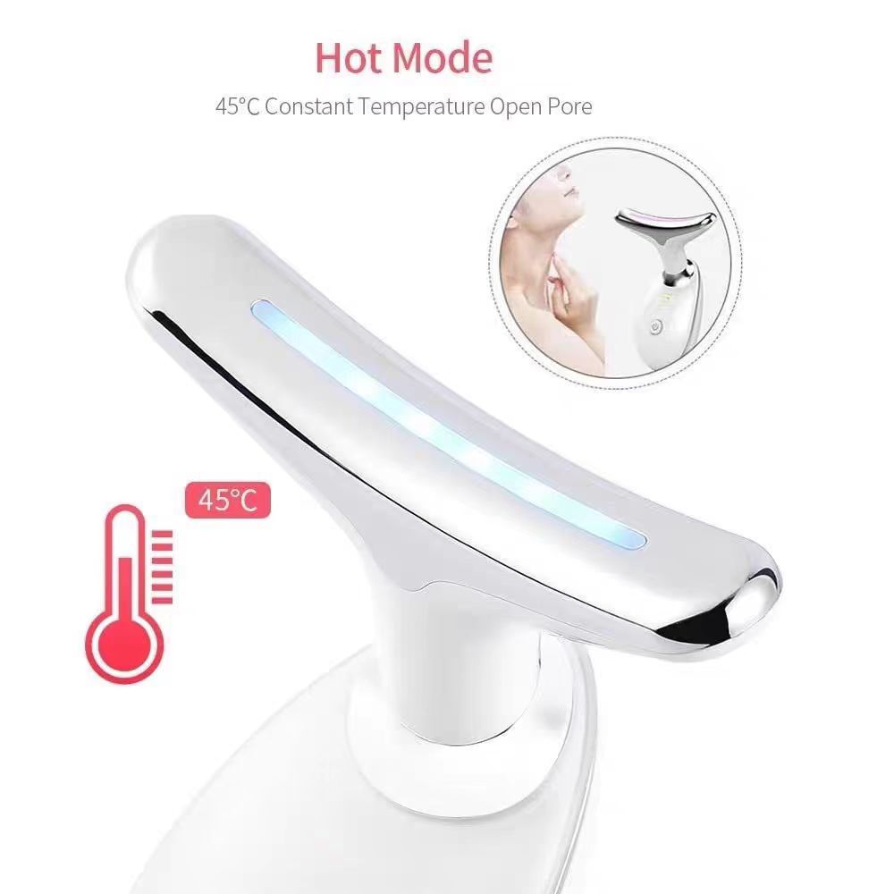 Face lifting beauty instrument for contour enhancement
