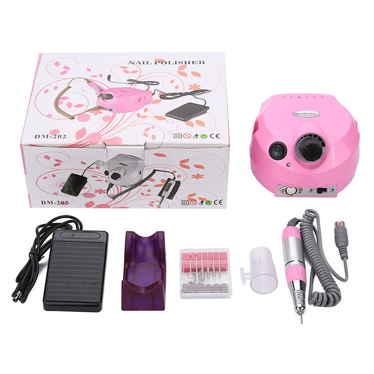 Portable manicure machine for smooth and polished nails